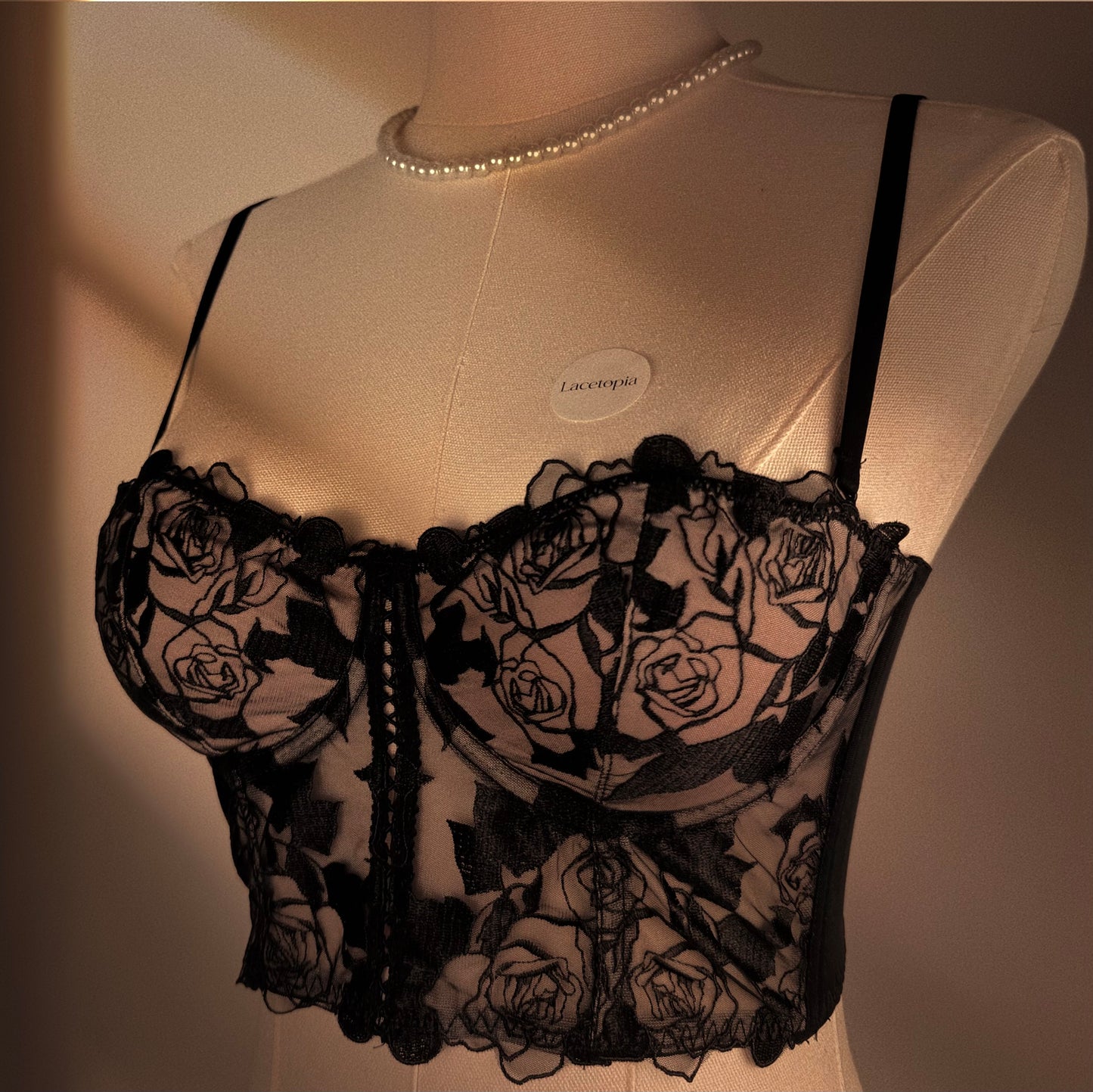 Midnight Bloom Corset