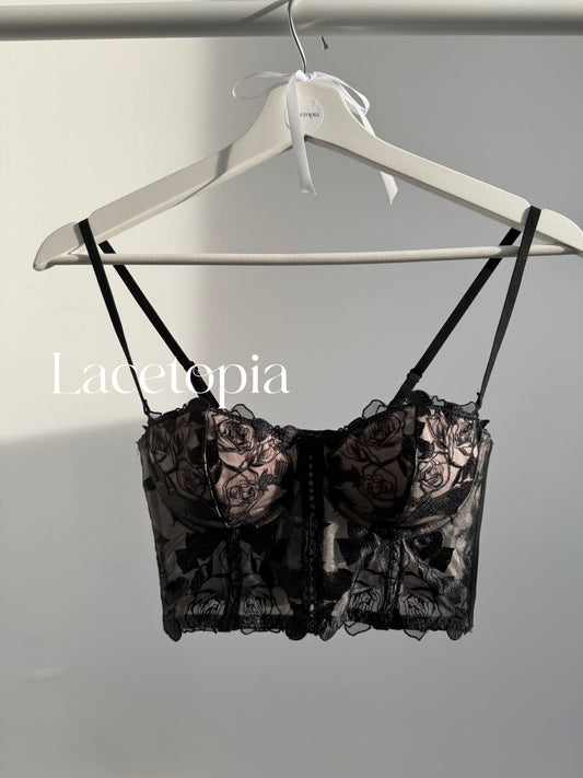 Midnight Bloom Corset