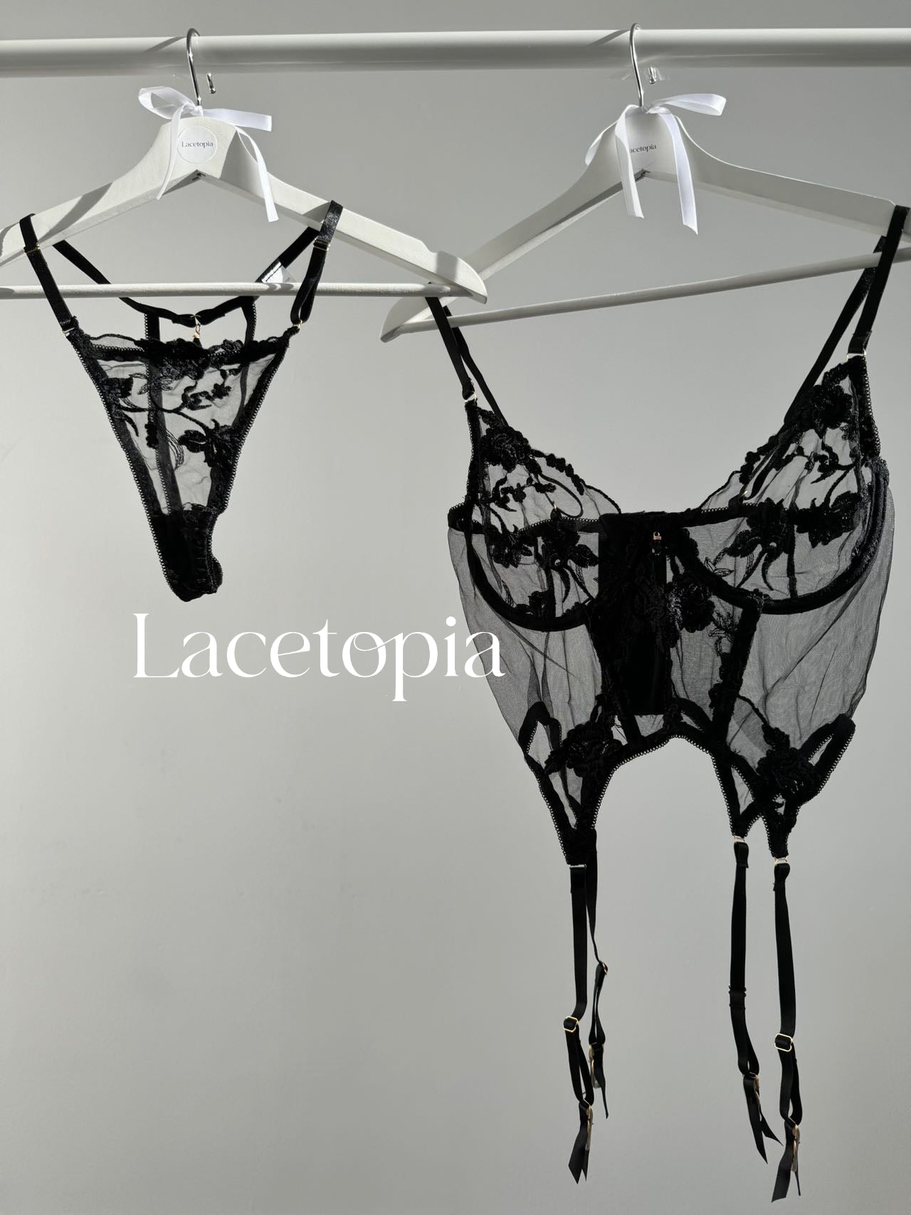 Noir Allure Lingerie Set